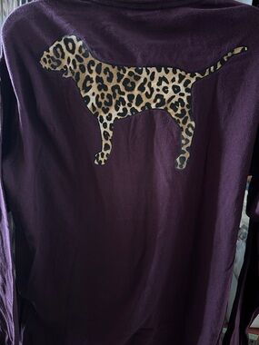 Victoria's Secret PINK Deep Burgundy Tee